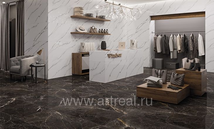 Керамогранит Fanal Pulido NPlus 60*120 в интерьере