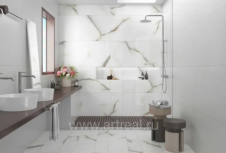 Керамогранит Absolut Keramika Islandia в интерьере