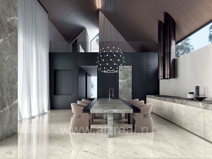 Керамогранит Kerlite Starlight в интерьере