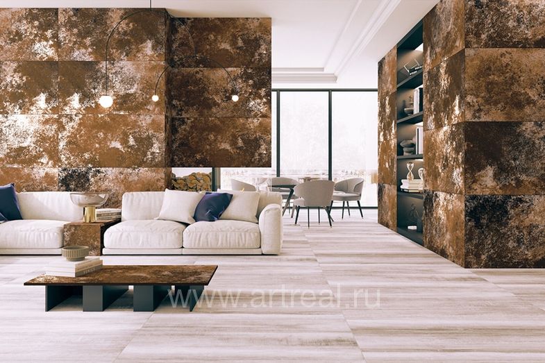 Керамогранит Gravita Ariel в интерьере