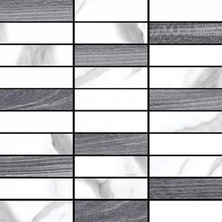 Cerdomus	Extremewhite мозаика Mosaico Statuario Fl Brick Mix Grey 30*30