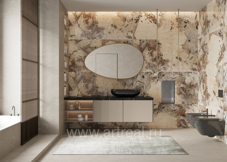 Керамогранит Creto Sunhearrt в интерьере