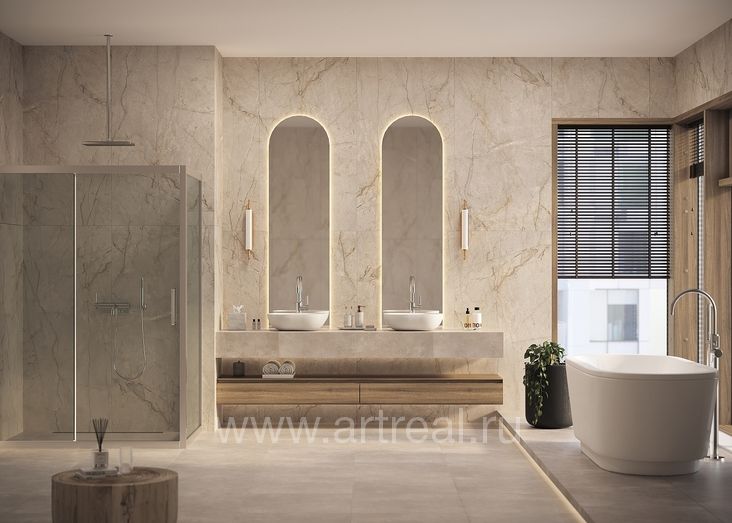 Керамогранит Creto Sunhearrt в интерьере