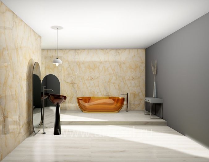 Керамогранит Leopard Noble Onyx в интерьере