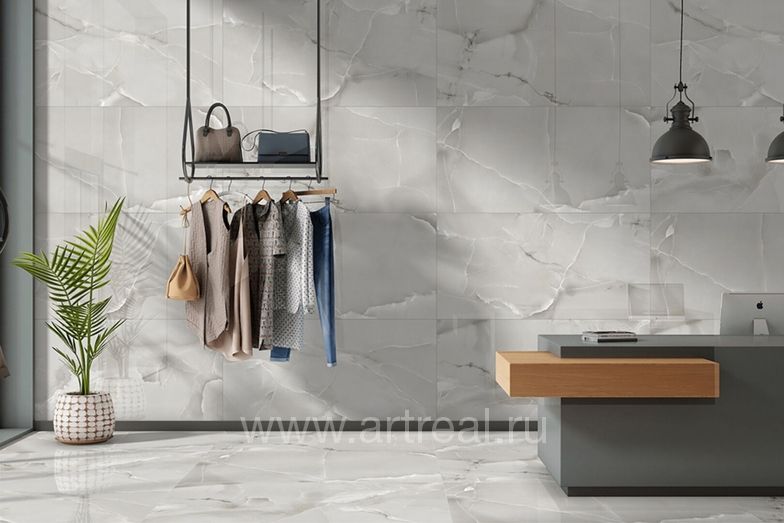 Керамогранит Gravita Prisma Onyx в интерьере