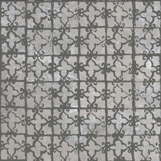 ABK Poetry Decor керамогранит Stamp Metal Cement Nat 20*20*6