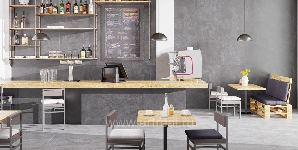 Керамогранит Ametis Spectrum в интерьере