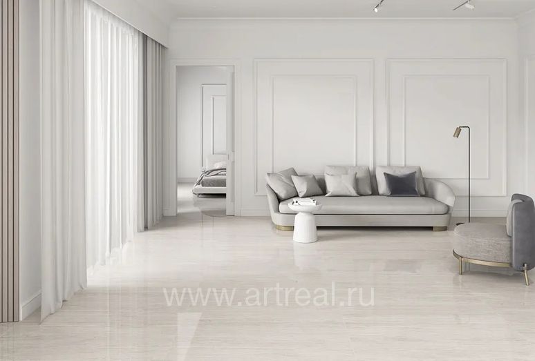 Керамогранит Azuvi Travertine в интерьере