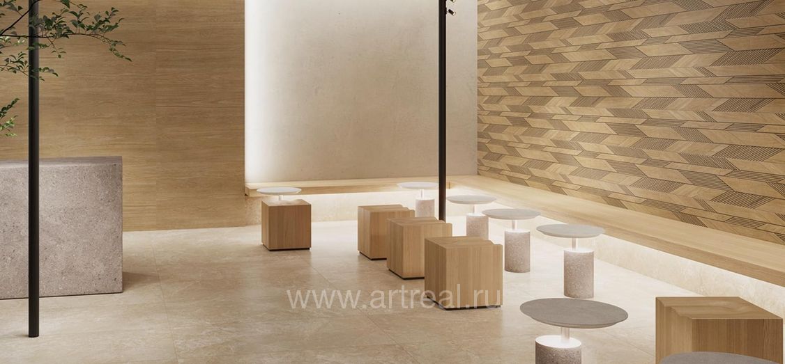 Керамогранит Azuvi Legno в интерьере