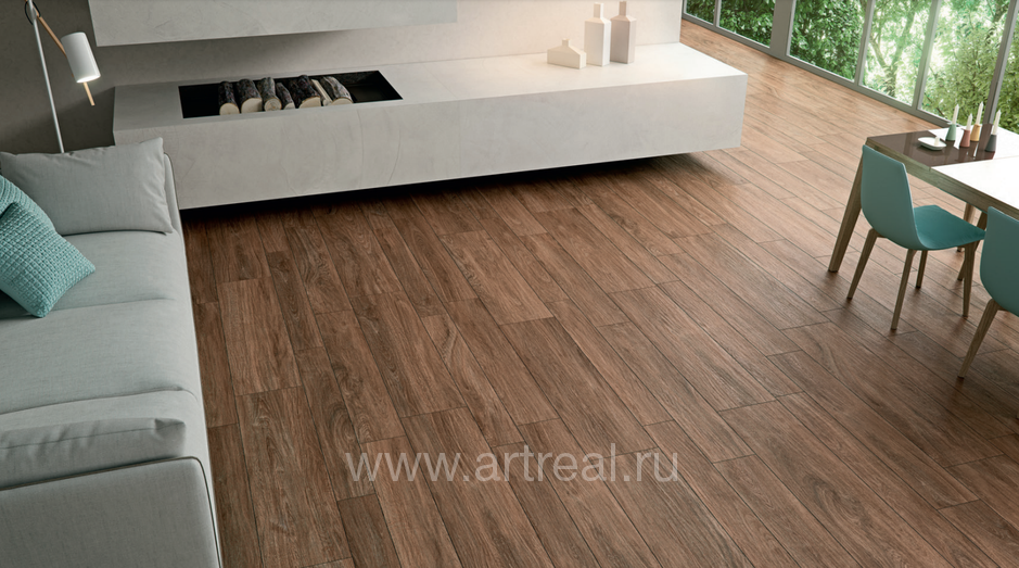 Керамогранит Bellacasa Amberwood в интерьере