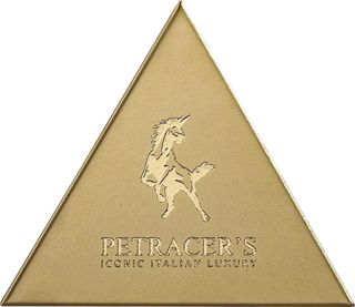 Petracer's Triangolo Logo Su Oro Matt