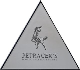 Petracer's Triangolo декор Logo Su Platino Lux 17*17