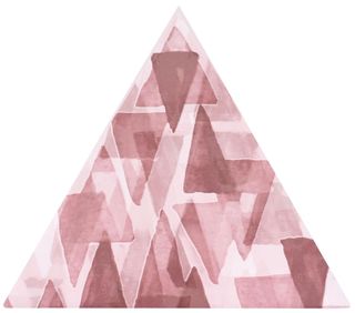 Petracer's Triangolo Impressioni Rosa