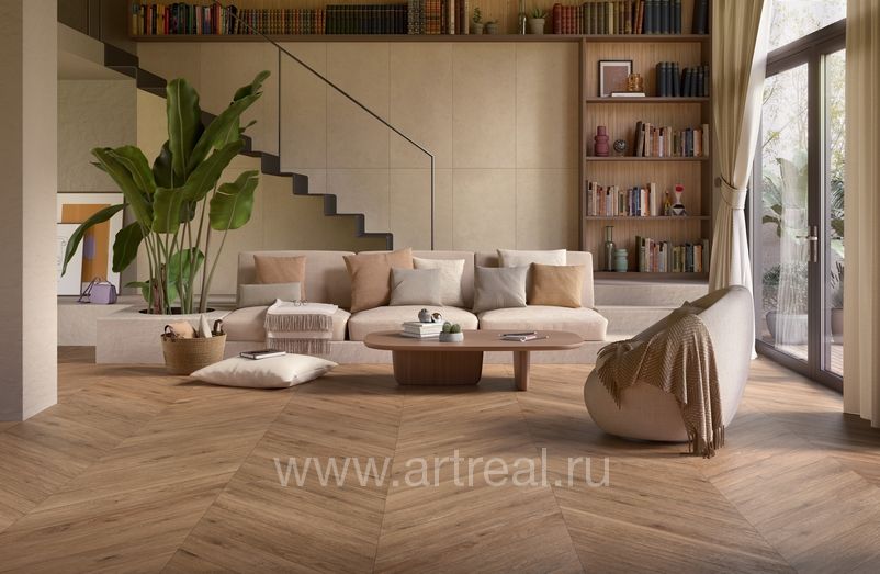 Керамогранит Caesar Cocoon в интерьере