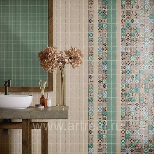 Мозаика Kerama Marazzi Анвер в интерьере