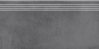 Kerama Marazzi	Мирабо фронтальная ступень Ступень Мирабо Серый Темный Обрезной 30*60