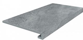 Kerama Marazzi Про Матрикс фронтальная ступень Ступень Клееная Про Матрикс Серый Темный Обрезной 33*60