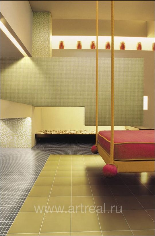 Интерьер коллекции керамогранита Design завода Cercom