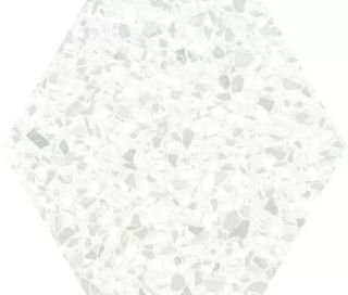 Ecoceramic Inspire керамогранит EC. Inspire White Hex 20*24*8