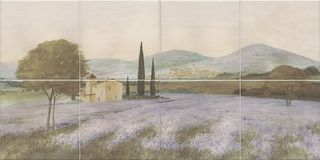 Kerama Marazzi Пикарди панно Панно Пикарди Лавандовое Поле 30*60*6.9