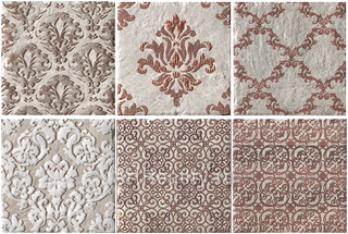 Cir & Serenissima Biarritz декор Inserto Aloha Ecru s/6 20*20