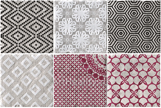 Cir & Serenissima Biarritz декор Inserto Paradise Cendre S/6 20*20