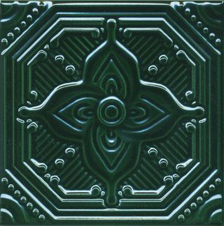 Kerama Marazzi Салинас декор Декор Салинас Зеленый 15*15*6.9