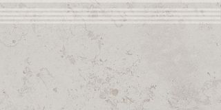 Kerama Marazzi Про Лаймстоун фронтальная ступень Cтупень Про Лаймстоун Серый Светлый Натуральный Обрезной 30*60