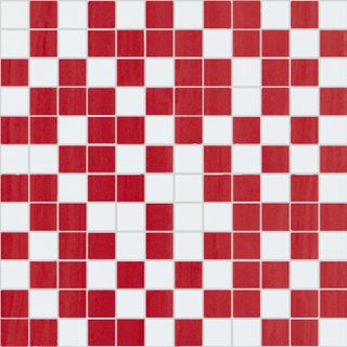 Nobilia Fortune Damasco Mosaico White Red