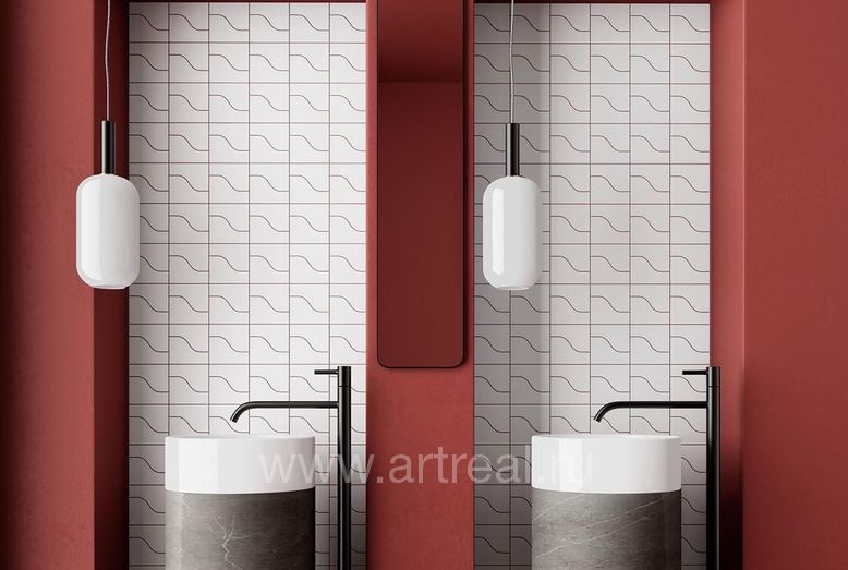 Керамическая плитка Equipe Curve в интерьере