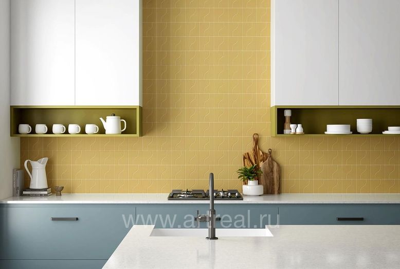 Керамическая плитка Equipe Curve в интерьере