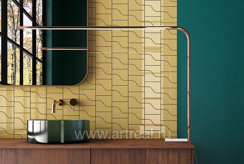 Керамическая плитка Equipe Curve в интерьере
