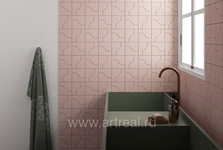 Керамическая плитка Equipe Curve в интерьере