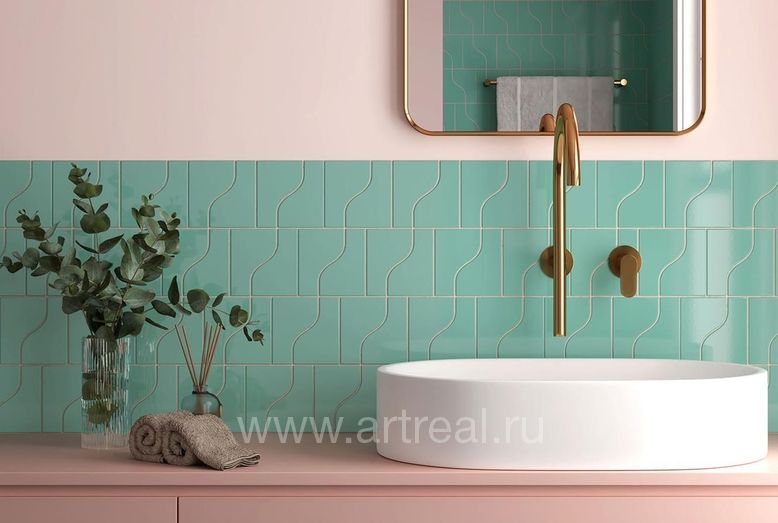 Керамическая плитка Equipe Curve в интерьере