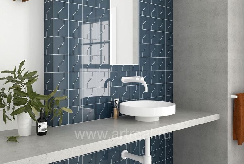 Керамическая плитка Equipe Curve в интерьере