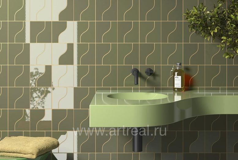 Керамическая плитка Equipe Curve в интерьере