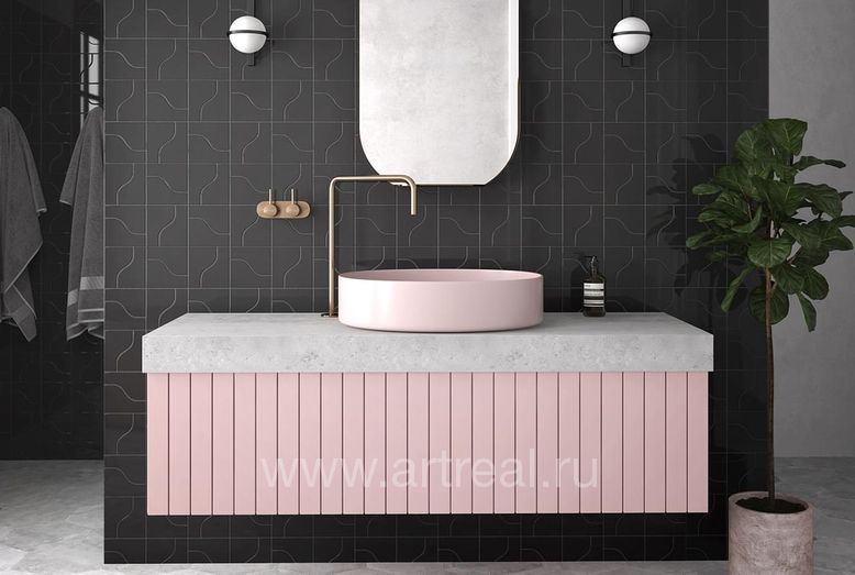 Керамическая плитка Equipe Curve в интерьере