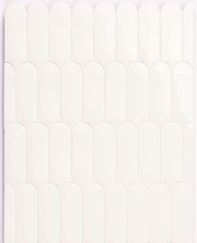 Natucer Fan настенная плитка White 7.2*19.5