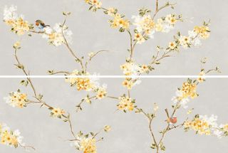 Ragno Mixed настенная плитка Decoro Fiore Di Pesco Bianco Touch Rt 40*120*6