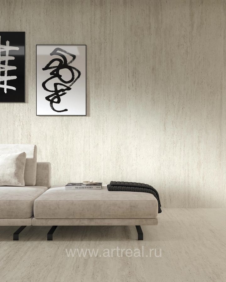 Керамогранит Atlas Concorde Marvel Travertine в интерьере