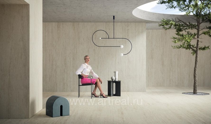 Керамогранит Atlas Concorde Marvel Travertine в интерьере