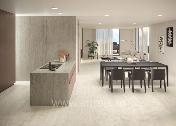 Керамогранит Atlas Concorde Marvel Travertine в интерьере