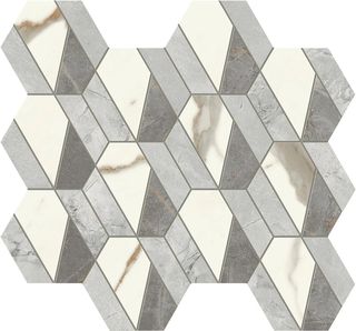 Мозаика Mosaico Hive Hex Lappato 32.2*37.2