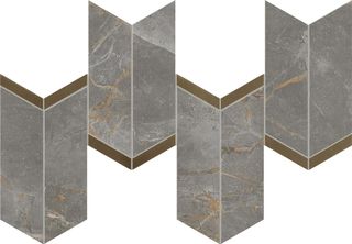 Мозаика Fior di Bosco Mosaico Chevron Lappato 19.2*46.3