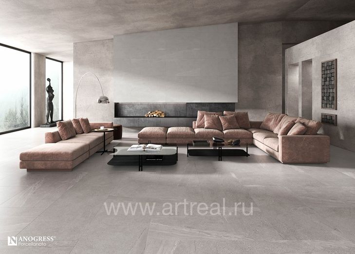 Керамогранит Nanogress Tardivo в интерьере