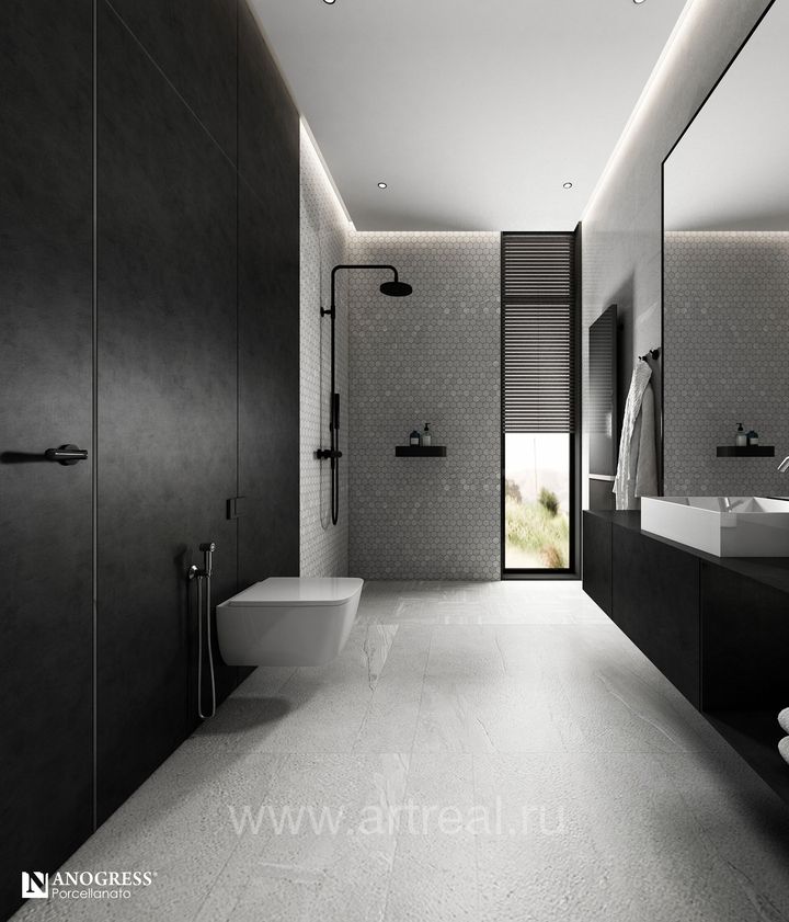 Керамогранит Nanogress Tardivo в интерьере