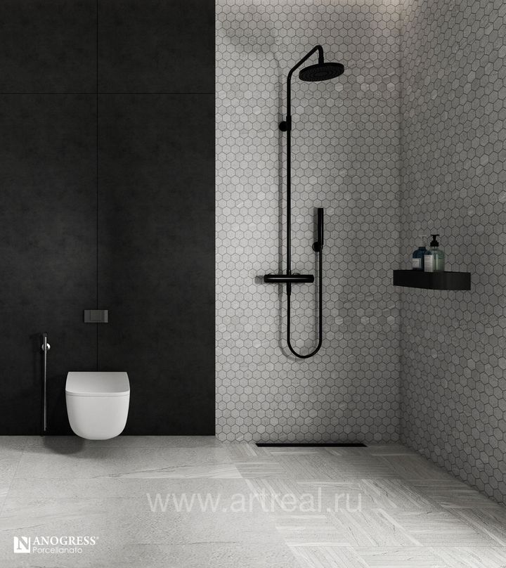 Керамогранит Nanogress Tardivo в интерьере