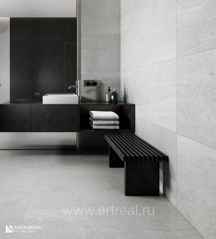 Керамогранит Nanogress Tardivo в интерьере