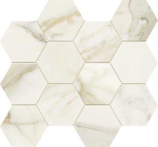 Caesar Anima Futura мозаика Golden White Comp. E Luc 28.5*33