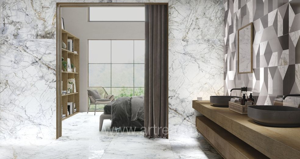 Museum Supreme Керамогранит Museum Supreme в интерьере